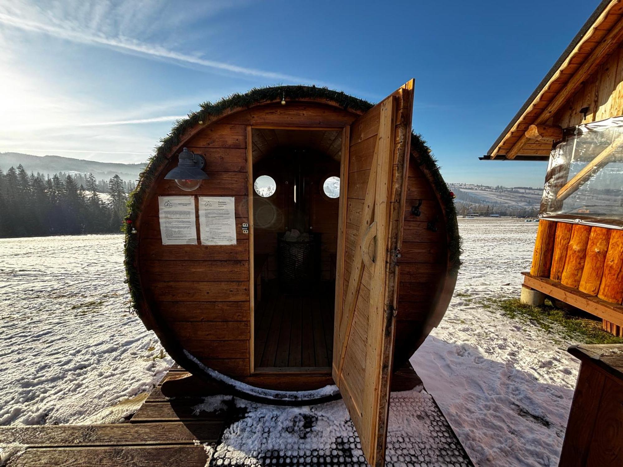 Witowianskie Domki Z Kominkiem, Jacuzzi I Sauna Dzianisz Экстерьер фото
