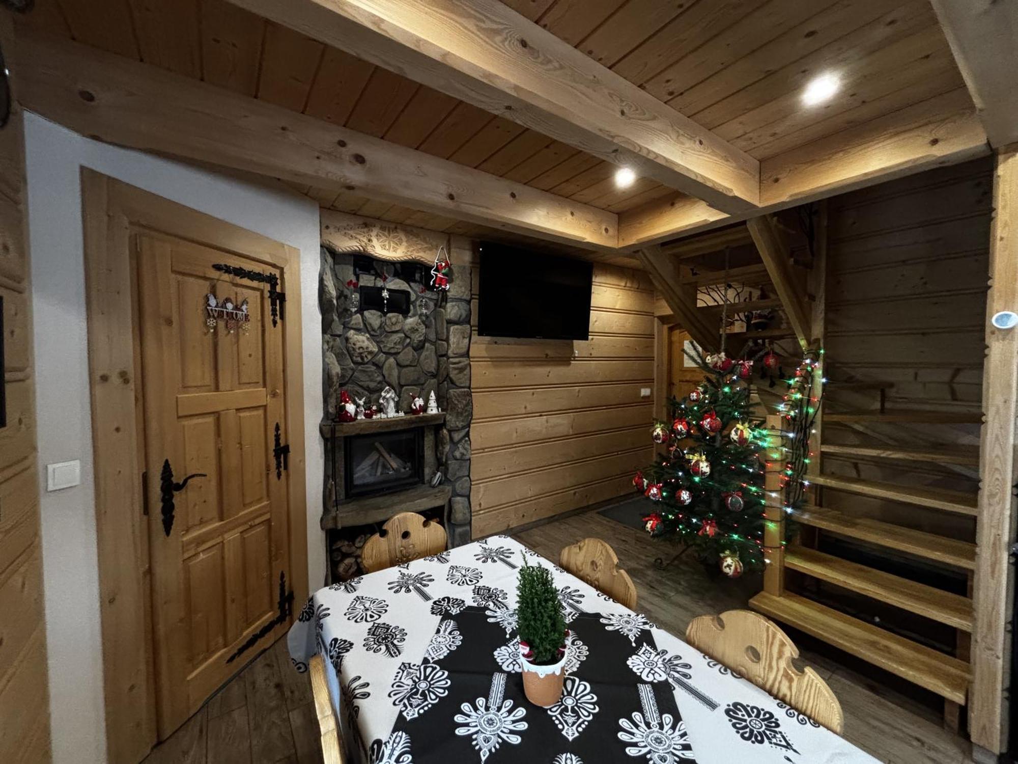 Witowianskie Domki Z Kominkiem, Jacuzzi I Sauna Dzianisz Экстерьер фото